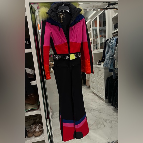 Goldbergh Pearl colorblock Down shell Ski Suit - Picture 6 of 8